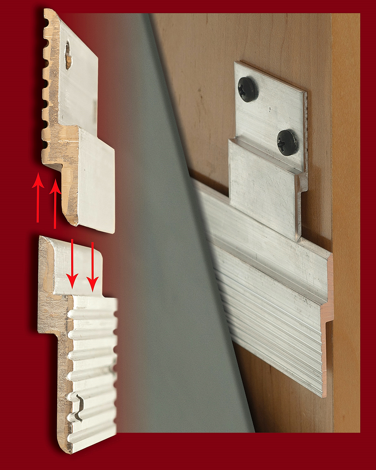 Outwater Introduces its Aluminum Panel Clips for Cabinets, Wall Panels